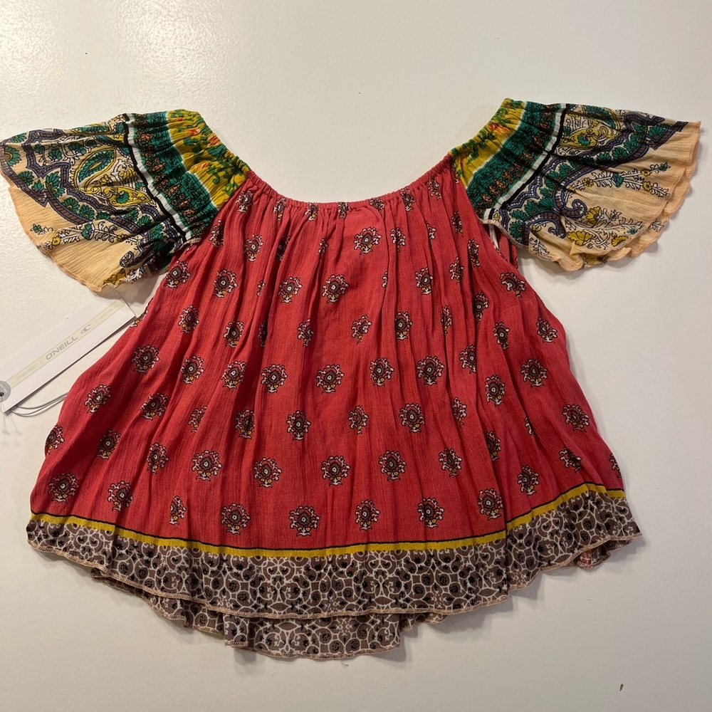 Size medium boho crop top NWT - Picture 3 of 3